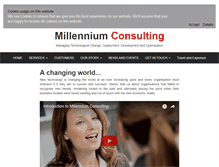 Tablet Screenshot of millenniumconsulting.co.uk